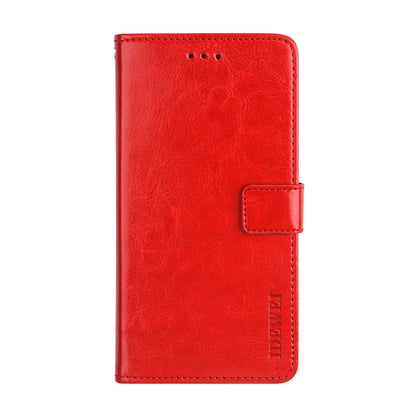For Blackview A80 Pro idewei Crazy Horse Texture Horizontal Flip Leather Case with Holder & Card Slots & Wallet(Red) - More Brand by idewei | Online Shopping South Africa | PMC Jewellery | Buy Now Pay Later Mobicred