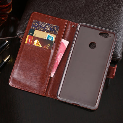 For Blackview R7 idewei Crazy Horse Texture Horizontal Flip Leather Case with Holder & Card Slots & Wallet(Yellow) - More Brand by idewei | Online Shopping South Africa | PMC Jewellery | Buy Now Pay Later Mobicred