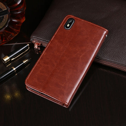 For Cubot J5 idewei Crazy Horse Texture Horizontal Flip Leather Case with Holder & Card Slots & Wallet(Rose Red) - More Brand by idewei | Online Shopping South Africa | PMC Jewellery | Buy Now Pay Later Mobicred