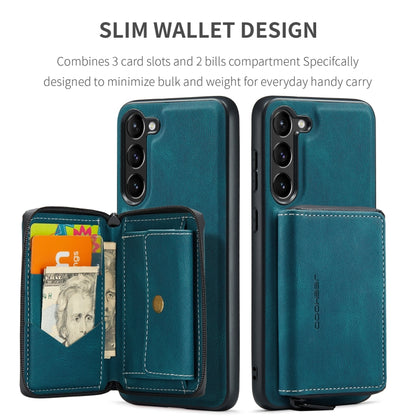 For Samsung Galaxy S24 5G JEEHOOD Magnetic Zipper Horizontal Flip Leather Phone Case(Blue) - Galaxy S24 5G Cases by JEEHOOD | Online Shopping South Africa | PMC Jewellery | Buy Now Pay Later Mobicred