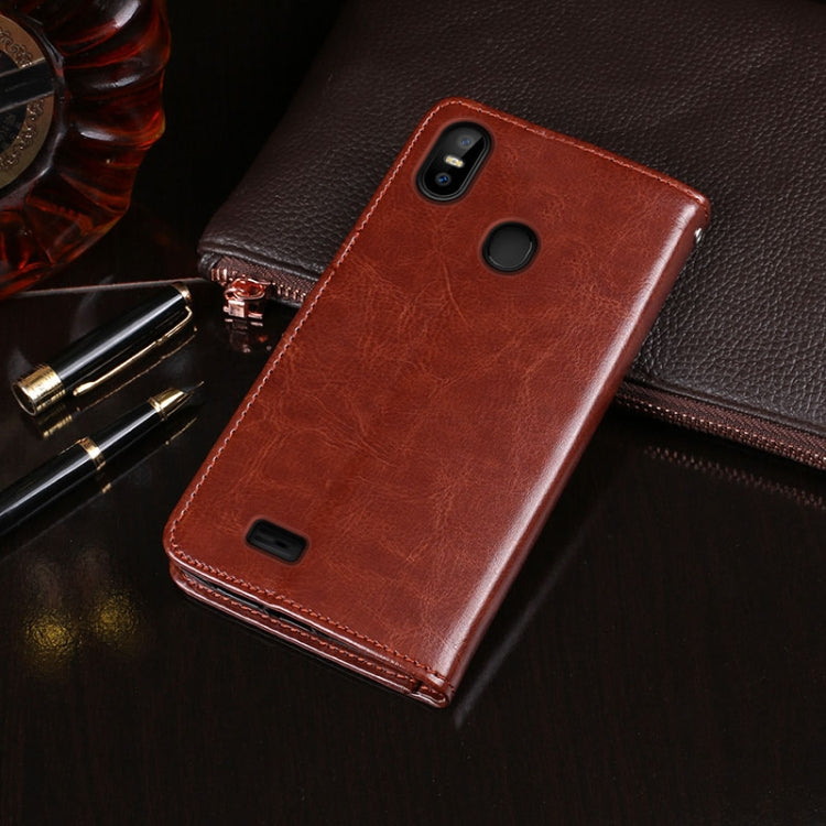 For Ulefone S10 Pro idewei  Crazy Horse Texture Horizontal Flip Leather Case with Holder & Card Slots & Wallet(Red) - More Brand by idewei | Online Shopping South Africa | PMC Jewellery | Buy Now Pay Later Mobicred