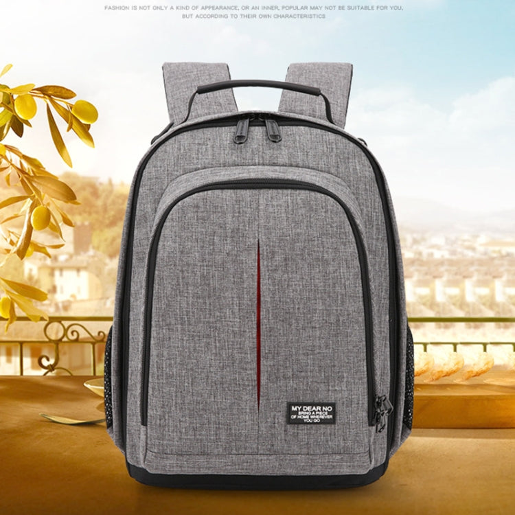 Small Waterproof Camera Backpack Shoulders SLR Camera Bag(Blue) - Backpack by PMC TechLife | Online Shopping South Africa | PMC TechLife | Buy Now Pay Later Mobicred