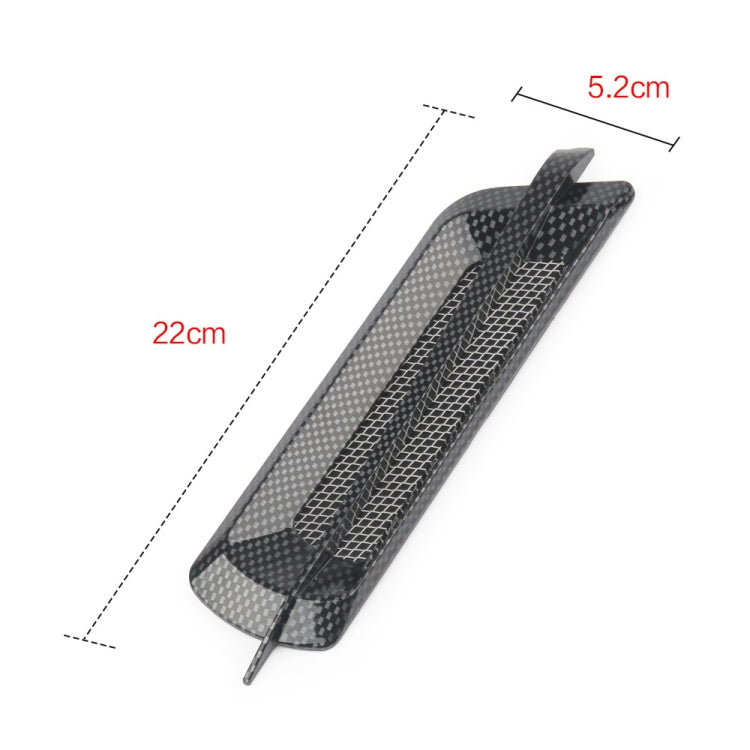 CS2 Car Modified Hood Air Outlet Decorative Stickers(Carbon Pattern) - Decorative Sticker by PMC TechLife | Online Shopping South Africa | PMC TechLife | Buy Now Pay Later Mobicred