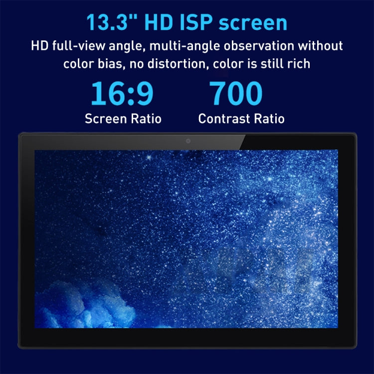 PR1335T 13.3 inch IPS Display Advertising Machine, 2GB+16GB, CPU:RK3566 Quad Core 2.0GHz(US Plug) - 11-15 inch by PMC Jewellery | Online Shopping South Africa | PMC Jewellery | Buy Now Pay Later Mobicred