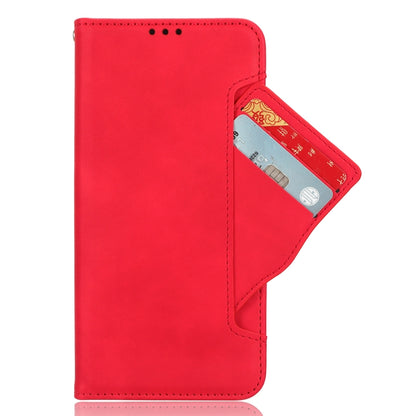For Blackview BV7200 Skin Feel Calf Texture Card Slots Leather Phone Case(Red) - More Brand by PMC Jewellery | Online Shopping South Africa | PMC Jewellery | Buy Now Pay Later Mobicred