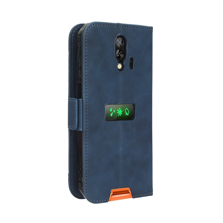 For Blackview BV7200 Skin Feel Calf Texture Card Slots Leather Phone Case(Blue) - More Brand by PMC Jewellery | Online Shopping South Africa | PMC Jewellery | Buy Now Pay Later Mobicred