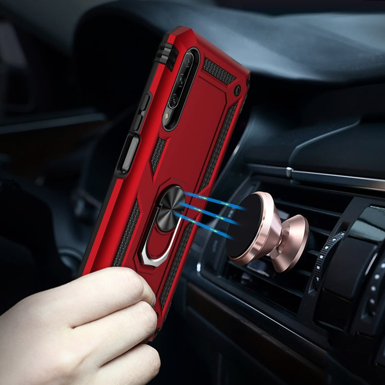 For Huawei Y9s Shockproof TPU + PC Protective Case with 360 Degree Rotating Holder(Blue) - free shipping - PMC TechLife - Order now!