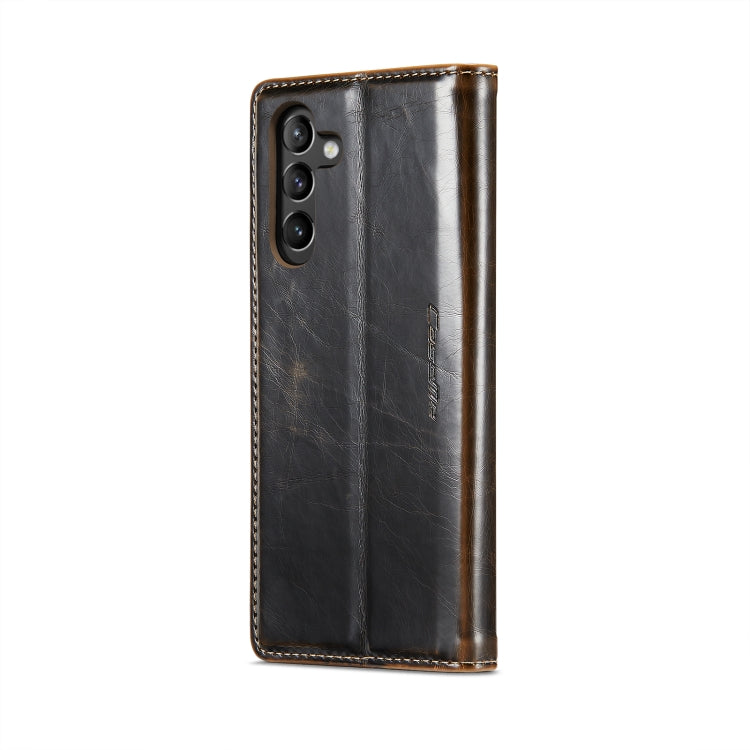 For Samsung Galaxy A54 5G CaseMe 003 Crazy Horse Texture Leather Phone Case(Coffee) - Galaxy Phone Cases by CaseMe | Online Shopping South Africa | PMC Jewellery | Buy Now Pay Later Mobicred