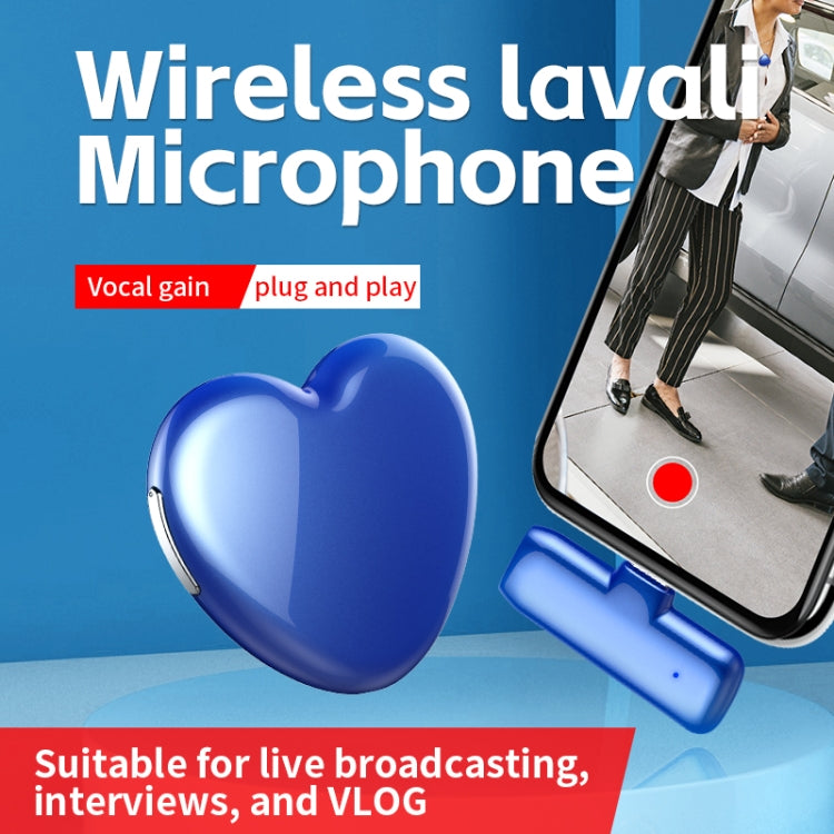 JNN A6 USB-C/Type-C Interface Wireless Lavalier Microphone, Specification:2 Mic(Rose Red) - Microphone by PMC Jewellery | Online Shopping South Africa | PMC Jewellery | Buy Now Pay Later Mobicred