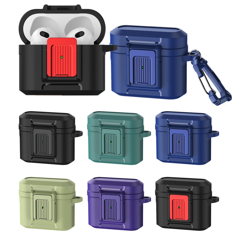 For AirPods 3 Earphone TPU + PC Protective Case(Green) - For AirPods 3 by PMC Jewellery | Online Shopping South Africa | PMC Jewellery | Buy Now Pay Later Mobicred