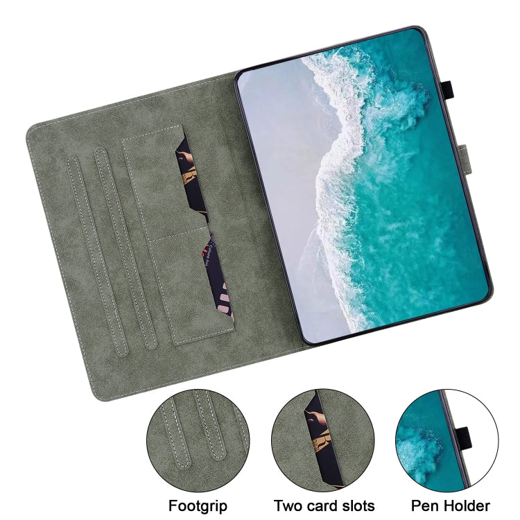 For Honor Pad V8 Pro Tiger Pattern Flip Leather Tablet Case(Red) - Honor by PMC TechLife | Online Shopping South Africa | PMC TechLife | Buy Now Pay Later Mobicred