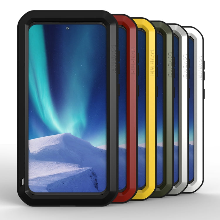 For Samsung Galaxy S23+ 5G LOVE MEI Metal Shockproof Life Waterproof Dustproof Phone Case(Red) - Galaxy S23+ 5G Cases by LOVE MEI | Online Shopping South Africa | PMC TechLife | Buy Now Pay Later Mobicred