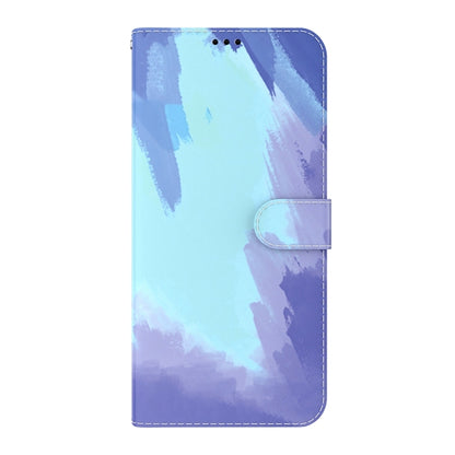 For OPPO Reno8 T 4G Watercolor Pattern Flip Leather Phone Case(Winter Snow) - OPPO Cases by PMC Jewellery | Online Shopping South Africa | PMC Jewellery | Buy Now Pay Later Mobicred