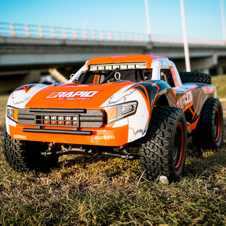 JJR/C Q130 Full-scale Brushless Four-wheel Drive High-speed Pickup RC Car(Orange) - RC Cars by JJR/C | Online Shopping South Africa | PMC Jewellery | Buy Now Pay Later Mobicred