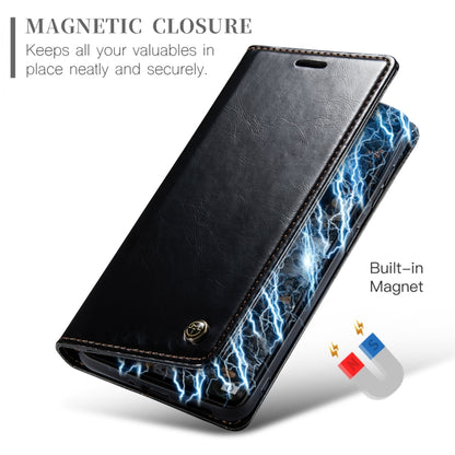 For Xiaomi Redmi Note 12 Pro 5G / Poco X5 Pro CaseMe 003 Crazy Horse Texture Leather Phone Case(Black) - Xiaomi Cases by CaseMe | Online Shopping South Africa | PMC Jewellery | Buy Now Pay Later Mobicred