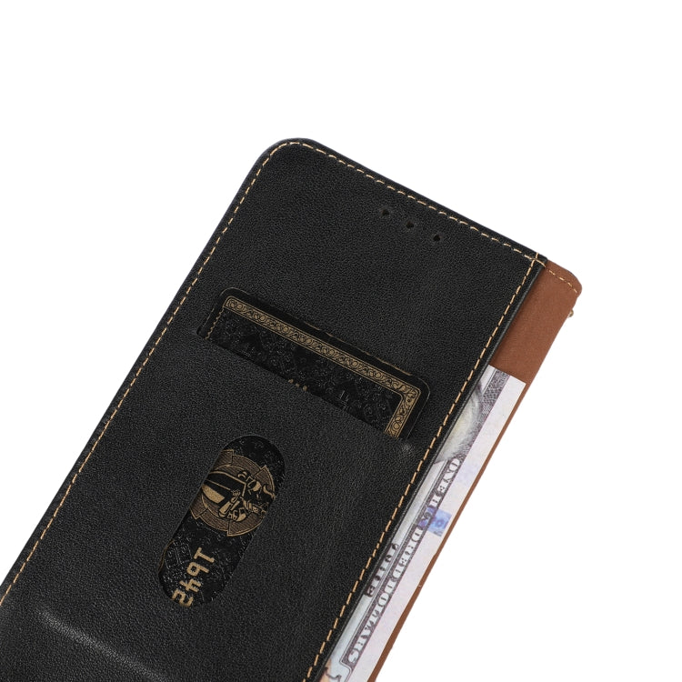 For Google Pixel 7a KHAZNEH Nappa Top Layer Cowhide Leather Phone Case(Black) - Google Cases by PMC TechLife | Online Shopping South Africa | PMC TechLife | Buy Now Pay Later Mobicred