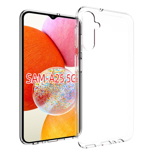 For Samsung Galaxy A25 5G Waterproof Texture TPU Phone Case(Transparent) - Galaxy Phone Cases by PMC Jewellery | Online Shopping South Africa | PMC Jewellery