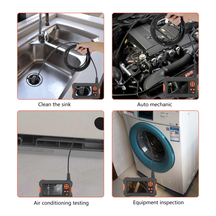 P130 8mm 4.3 inch Single Camera with Screen Endoscope, Length:5m -  by PMC TechLife | Online Shopping South Africa | PMC TechLife | Buy Now Pay Later Mobicred