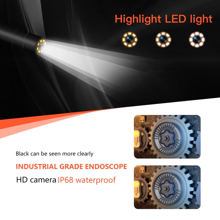 P130 5.5mm 4.3 inch Dual Camera with Screen Endoscope, Length:10m -  by PMC TechLife | Online Shopping South Africa | PMC TechLife