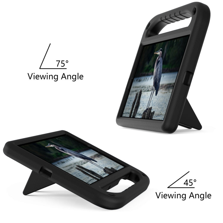 For Lenovo Tab M10 HD 2nd Gen Handle EVA Shockproof Tablet Case with Holder(Black) - Lenovo by PMC TechLife | Online Shopping South Africa | PMC TechLife | Buy Now Pay Later Mobicred