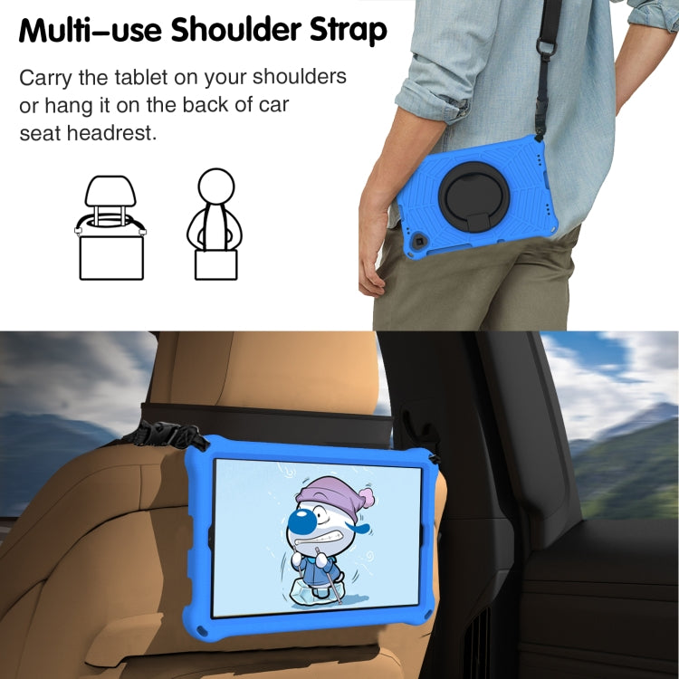For Lenovo Tab K10 Spider King Silicone Protective Tablet Case(Blue) - Lenovo by PMC TechLife | Online Shopping South Africa | PMC TechLife | Buy Now Pay Later Mobicred