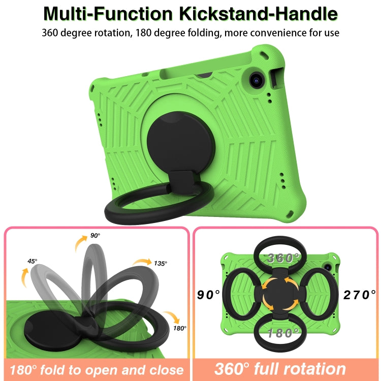 For Lenovo Tab M10 Plus 10.6 3rd Gen 2022 Spider King Silicone Protective Tablet Case(Green) - Lenovo by PMC TechLife | Online Shopping South Africa | PMC TechLife | Buy Now Pay Later Mobicred