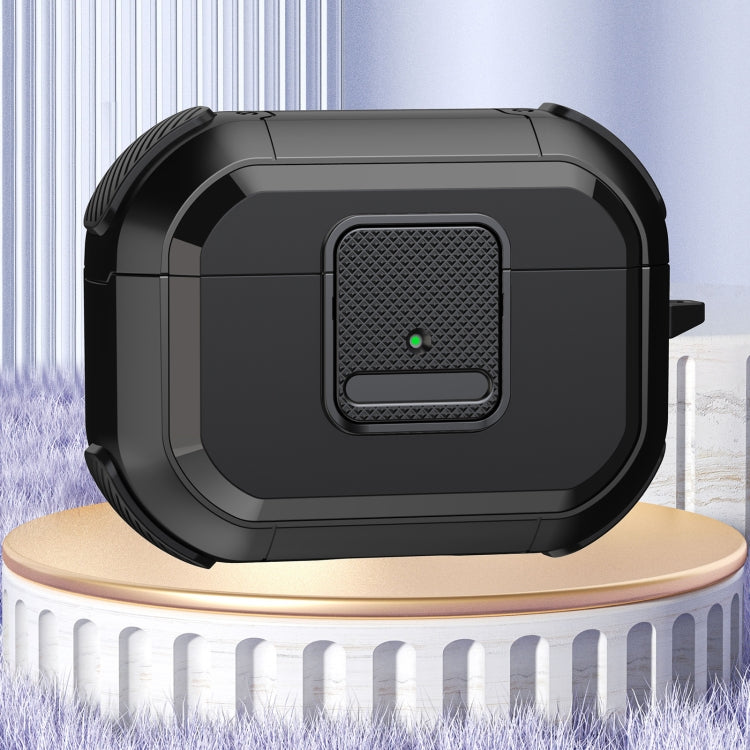 For AirPods Pro 2 Wireless Earphones Protective Case(Black) - For AirPods Pro 2 by PMC Jewellery | Online Shopping South Africa | PMC Jewellery | Buy Now Pay Later Mobicred