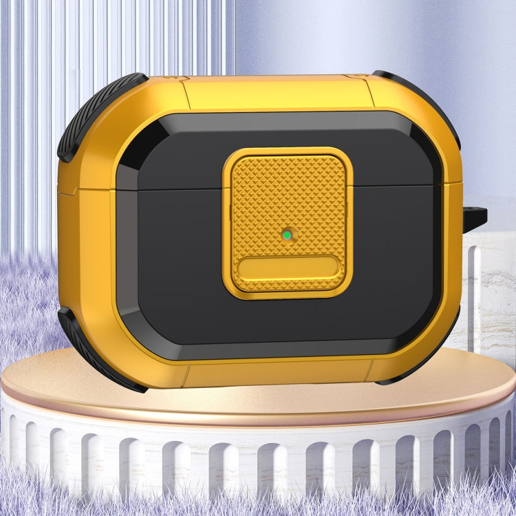 For AirPods Pro 2 Wireless Earphones Protective Case(Yellow) - For AirPods Pro 2 by PMC Jewellery | Online Shopping South Africa | PMC Jewellery | Buy Now Pay Later Mobicred