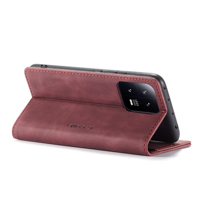 For Xiaomi 13 CaseMe 013 Multifunctional Horizontal Flip Leather Phone Case(Wine Red) - Xiaomi Cases by CaseMe | Online Shopping South Africa | PMC Jewellery | Buy Now Pay Later Mobicred