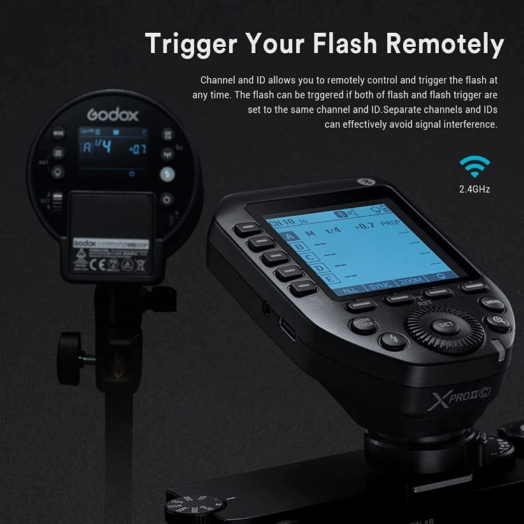 Godox XPro II TTL Wireless Flash Trigger For Nikon(Black) - free shipping - PMC TechLife - Order now!