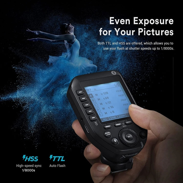 Godox XPro II TTL Wireless Flash Trigger For Sony(Black) - free shipping - PMC TechLife - Order now!