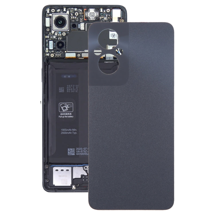 For OPPO Reno7 Z 5G Original Battery Back Cover(Black) - Back Cover by PMC Jewellery | Online Shopping South Africa | PMC Jewellery