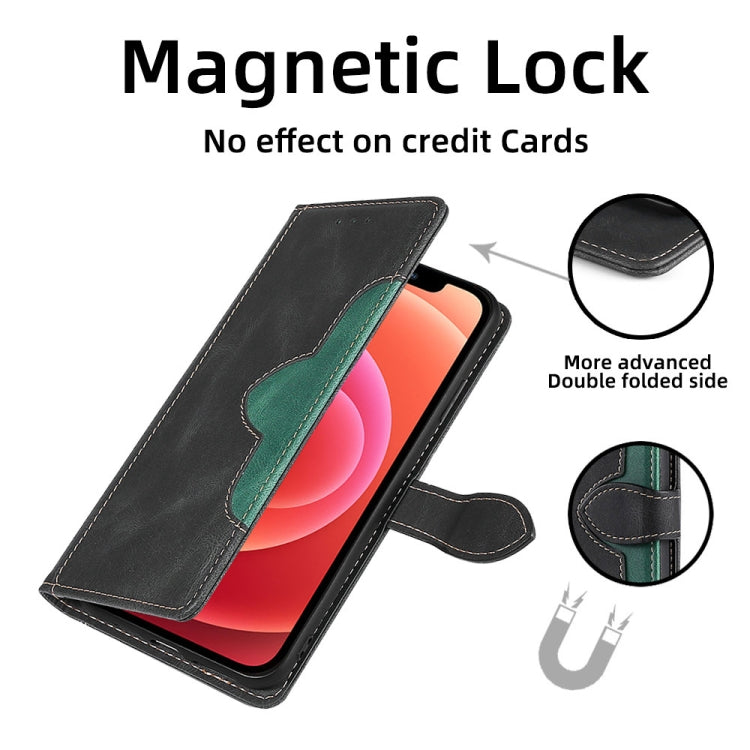 For Blackview A52 Skin Feel Magnetic Buckle Leather Phone Case(Red) - More Brand by PMC Jewellery | Online Shopping South Africa | PMC Jewellery | Buy Now Pay Later Mobicred