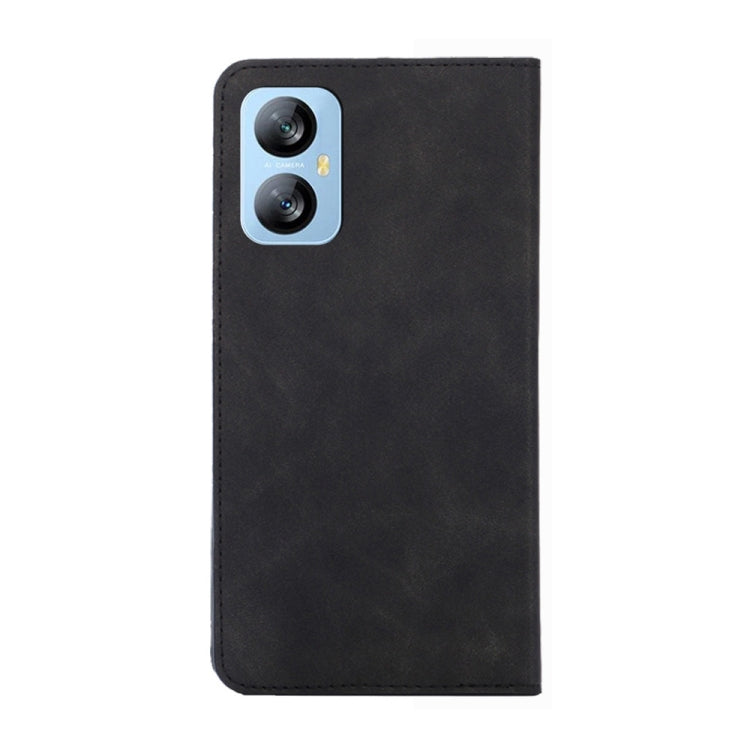 For Blackview A52 Skin Feel Magnetic Horizontal Flip Leather Phone Case(Black) - More Brand by PMC Jewellery | Online Shopping South Africa | PMC Jewellery