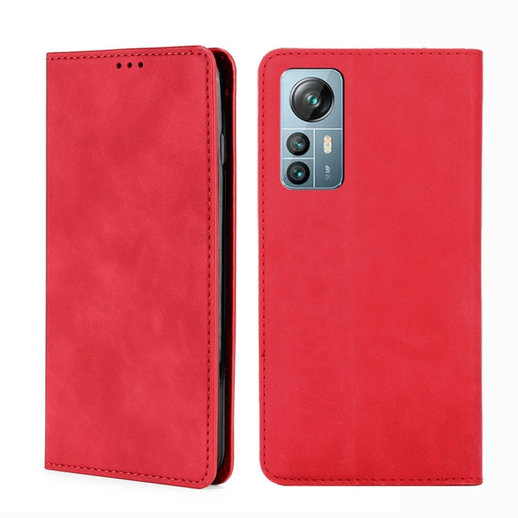 For Blackview A85 Skin Feel Magnetic Horizontal Flip Leather Phone Case(Red) - More Brand by PMC Jewellery | Online Shopping South Africa | PMC Jewellery | Buy Now Pay Later Mobicred