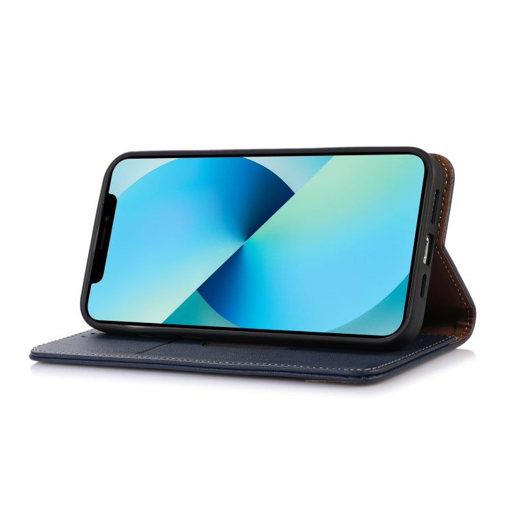 For Asus ROG Phone 7 KHAZNEH Nappa Top Layer Cowhide Leather Phone Case(Blue) - ASUS Cases by PMC TechLife | Online Shopping South Africa | PMC TechLife | Buy Now Pay Later Mobicred