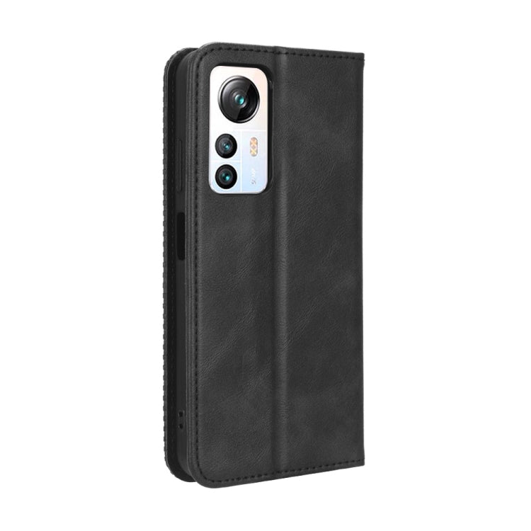 For Blackview A85 Magnetic Buckle Retro Texture Leather Phone Case(Black) - More Brand by PMC TechLife | Online Shopping South Africa | PMC TechLife