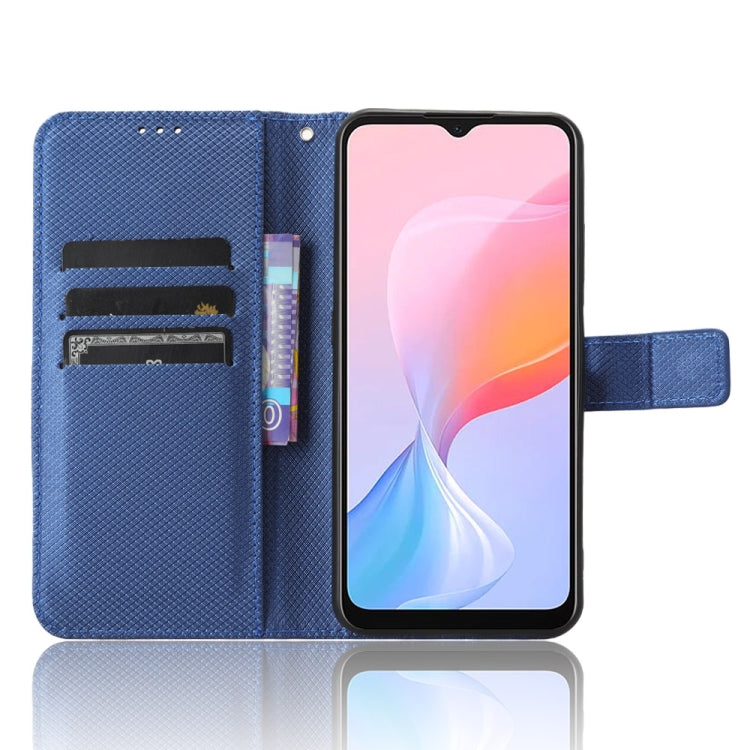 For Blackview A85 Diamond Texture Leather Phone Case(Blue) - More Brand by PMC Jewellery | Online Shopping South Africa | PMC Jewellery | Buy Now Pay Later Mobicred