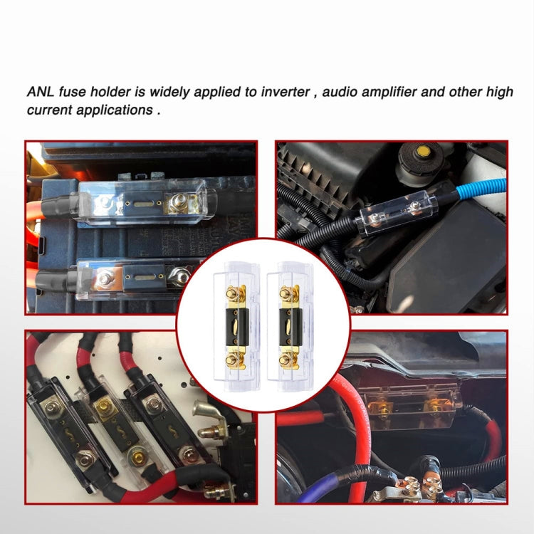 2 in 1 ANL Car Fuse Holder Electrical Protection Insulating Cover, Current:50A - Fuse by PMC TechLife | Online Shopping South Africa | PMC TechLife | Buy Now Pay Later Mobicred