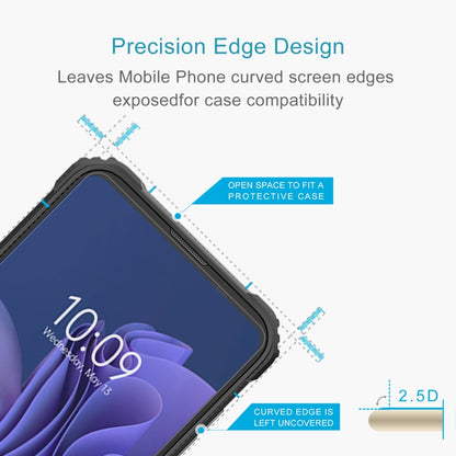 For Blackview BV5300 Pro 50pcs 0.26mm 9H 2.5D Tempered Glass Film - For Blackview by PMC Jewellery | Online Shopping South Africa | PMC Jewellery