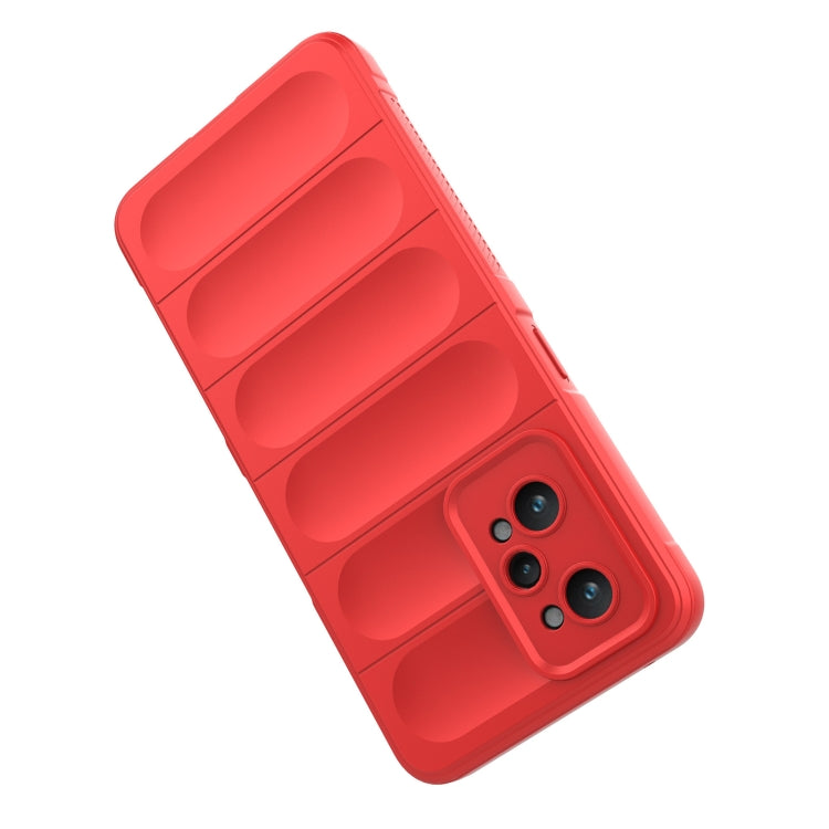 For Realme GT2 Magic Shield TPU + Flannel Phone Case(Red) - Realme Cases by PMC Jewellery | Online Shopping South Africa | PMC Jewellery | Buy Now Pay Later Mobicred