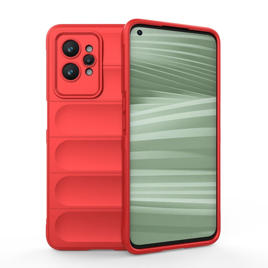 For Realme GT2 Pro Magic Shield TPU + Flannel Phone Case(Red) - Realme Cases by PMC Jewellery | Online Shopping South Africa | PMC Jewellery | Buy Now Pay Later Mobicred