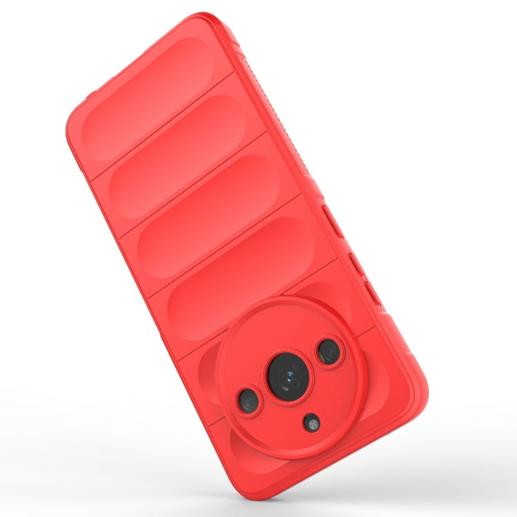 For Realme 11 5G Magic Shield TPU + Flannel Phone Case(Black) - Realme Cases by PMC TechLife | Online Shopping South Africa | PMC TechLife | Buy Now Pay Later Mobicred