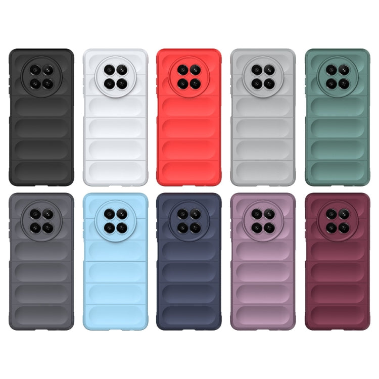 For Realme 12 5G Global Magic Shield TPU + Flannel Phone Case(Wine Red) - Realme Cases by PMC TechLife | Online Shopping South Africa | PMC TechLife | Buy Now Pay Later Mobicred