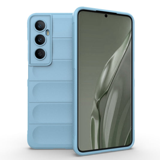 For Realme C65 4G Global Magic Shield TPU + Flannel Phone Case(Light Blue) - Realme Cases by PMC Jewellery | Online Shopping South Africa | PMC Jewellery | Buy Now Pay Later Mobicred