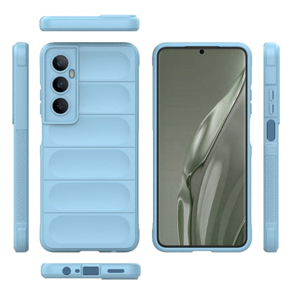 For Realme C65 4G Global Magic Shield TPU + Flannel Phone Case(Light Blue) - Realme Cases by PMC Jewellery | Online Shopping South Africa | PMC Jewellery | Buy Now Pay Later Mobicred