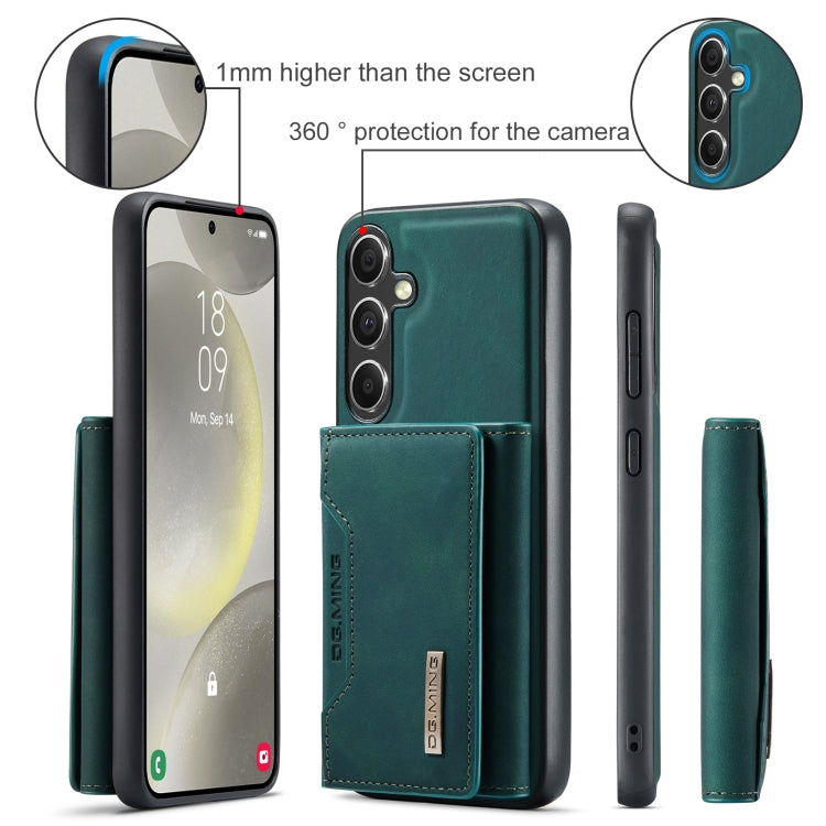 For Samsung Galaxy S24+ 5G DG.MING M2 Series 3-Fold Multi Card Bag + Magnetic Phone Case(Green) - Galaxy S24+ 5G Cases by DG.MING | Online Shopping South Africa | PMC Jewellery | Buy Now Pay Later Mobicred