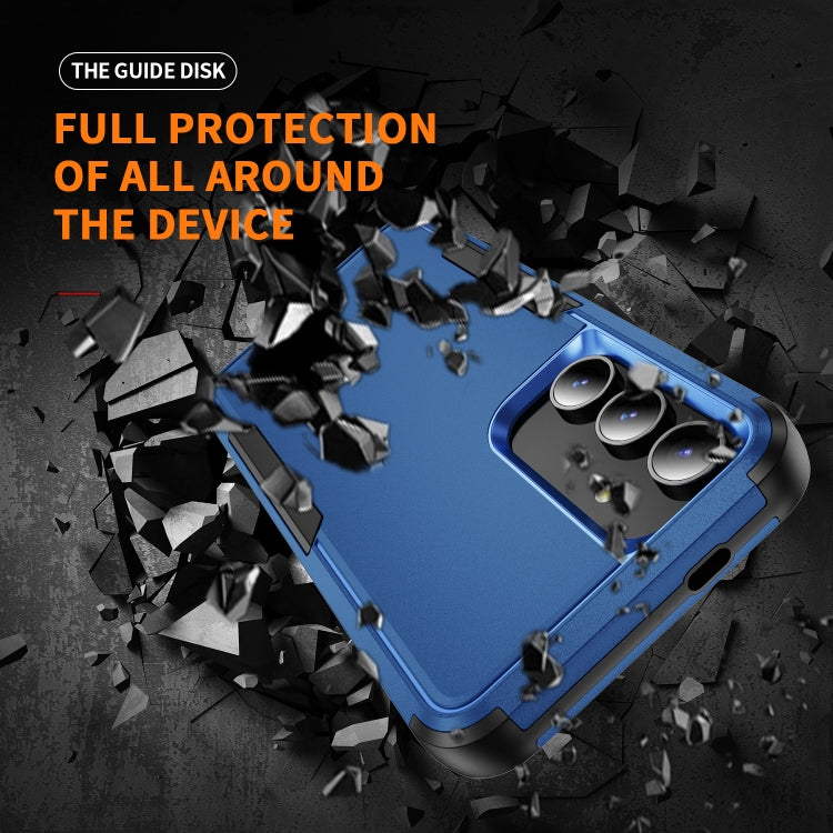 For Samsung Galaxy S24 5G TPU + PC Shockproof Protective Phone Case(Royal Blue + Black) - Galaxy S24 5G Cases by PMC TechLife | Online Shopping South Africa | PMC TechLife