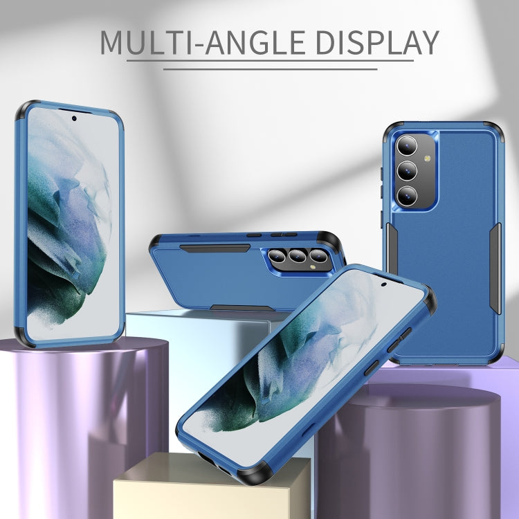 For Samsung Galaxy S24 5G TPU + PC Shockproof Protective Phone Case(Royal Blue + Black) - Galaxy S24 5G Cases by PMC TechLife | Online Shopping South Africa | PMC TechLife
