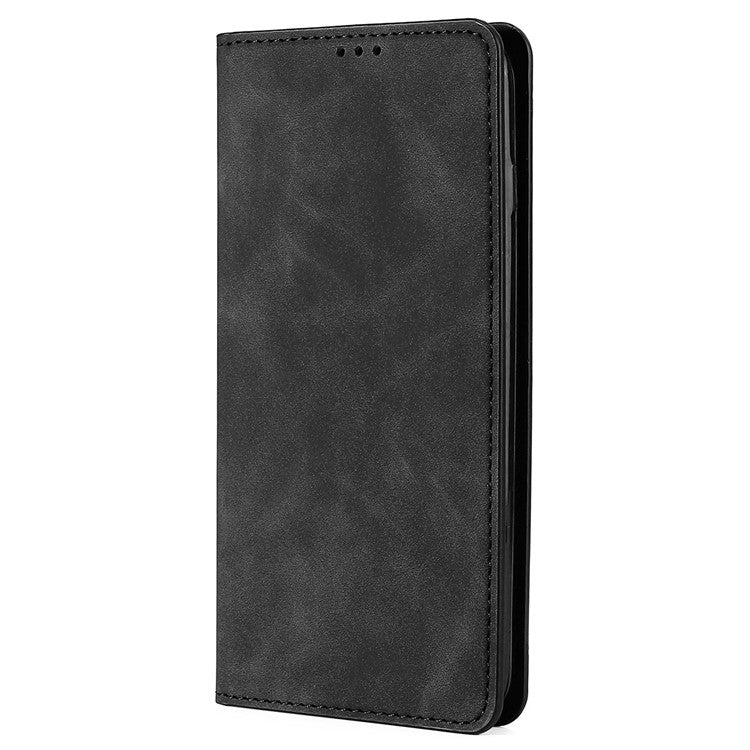 For Nokia G42 5G Skin Feel Magnetic Leather Phone Case(Black) - Nokia Cases by PMC TechLife | Online Shopping South Africa | PMC TechLife